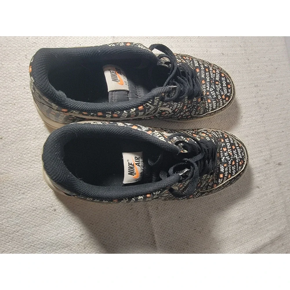 Nike Air Force 1 07 Premium Just Do It Collection Black Mens 10 AO6296-001